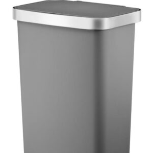 פח אשפה EKO מלבני 45 ליטר HANNA אפור מט מבית EKO