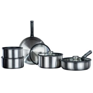 סט סירים 12 חלקים עם ידית נשלפת FLEXI PLATINUM מבית Food appeal