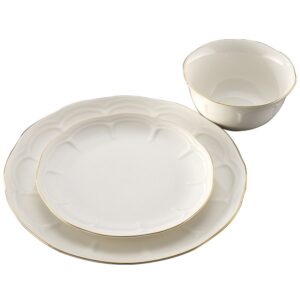 סט אוכל 18 חלקים NEW BON CHINA JANE GOLD