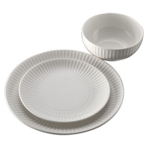 סט אוכל 18 חלקים NEW BON CHINA DIANA WHITE