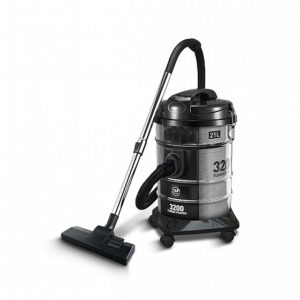 שואב אבק חבית 21L 1600W נירוסטה שחור