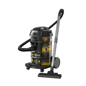 שואב אבק חבית 25 ליטר שחור וצהוב