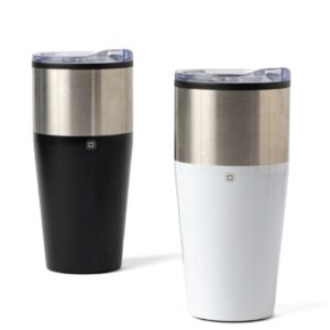 כוס תרמית נירוסטה מוברשת POLO SWISS דופן כפולה 0.5 ליטר