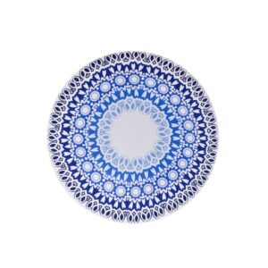 מגבת חוף עגולה מעוטרת בתיק נישא מעוצב-קוטר 150 סמ