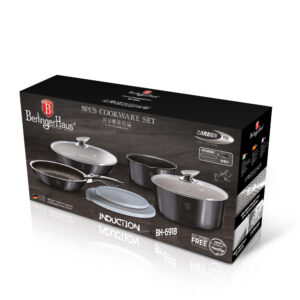 סט סירים ומחבתות 9 חלקים Carbon Pro BH6918