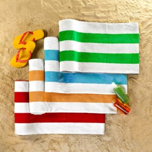 אלמוג מגבת חוף מעוצבת