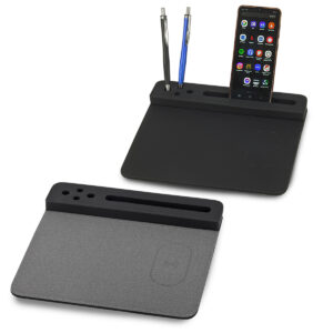 משטח עכבר, טעינה אלחוטית 15W, מעמד שולחני – יוגב