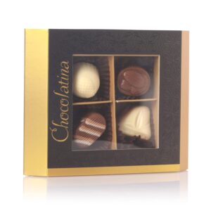 4 פרלינים במארז מפואר