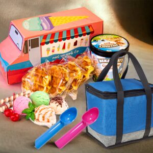 מארז וופל בלגי וגלידה