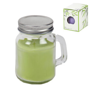 נר ריחני בכוס זכוכית עם ידית – אוסקה