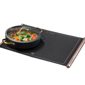 פלטת חימום מתקפלת מסיליקון | 400W שחור\רוזגולד מבית Food appeal