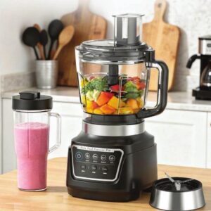 מעבד מזון דיגיטלי 2 ב- 1